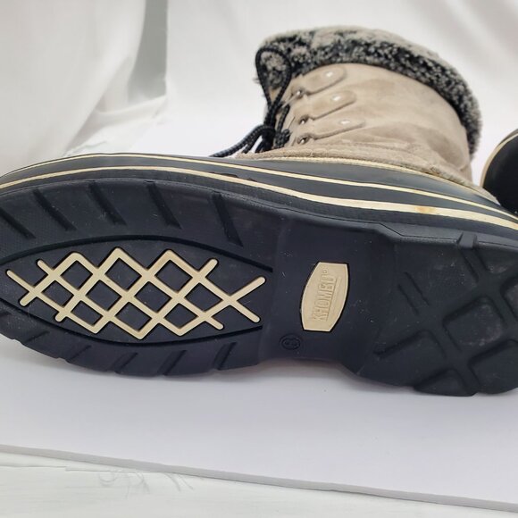 Khombu Winter Snow Boots with Faux fur - Size 8 - Picture 9 of 12